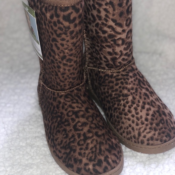 Leopard 9” microfiber dawg boots - Picture 2 of 6
